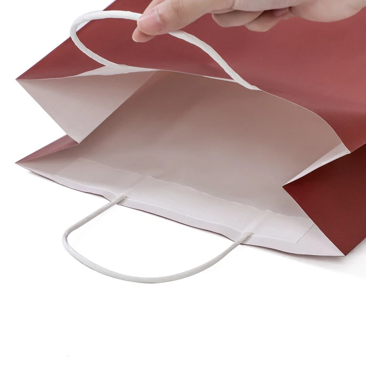 Jialan Package bulk brown bags with handles for sale for shopping in supermarkets 5