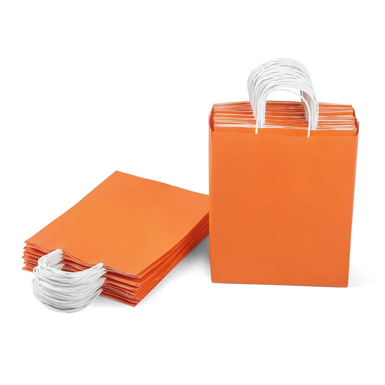 Jialan Package printed brown paper bags company for shopping in supermarkets 4
