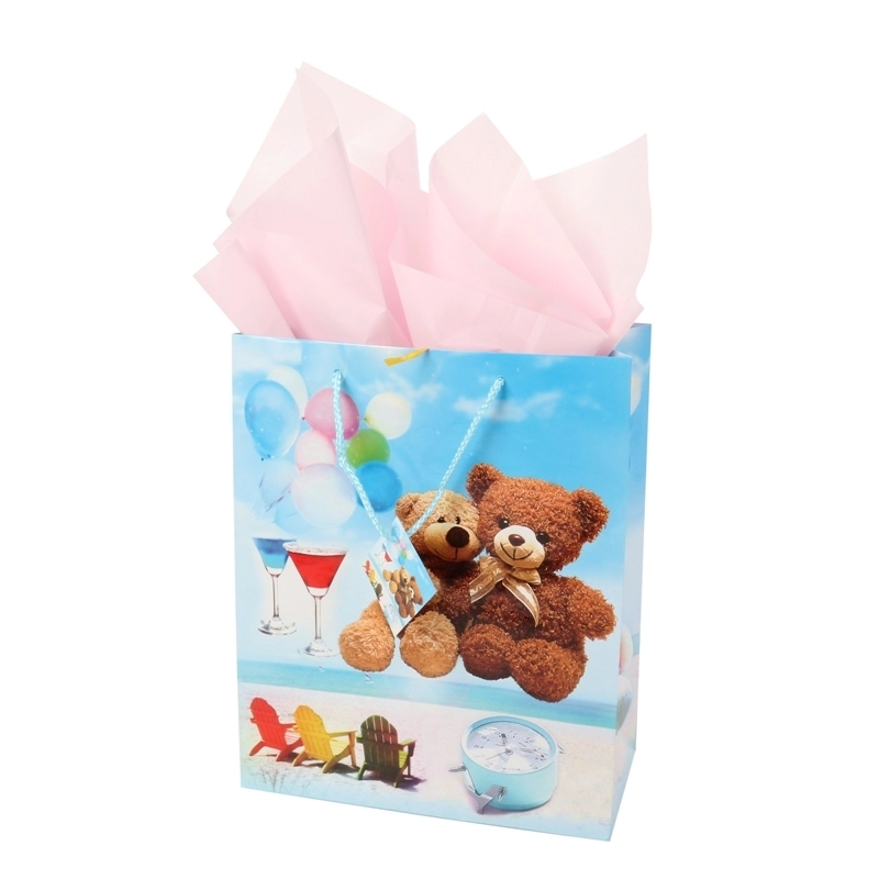 Adorable FSC audit baby gift wrapping paper shopping bag 1
