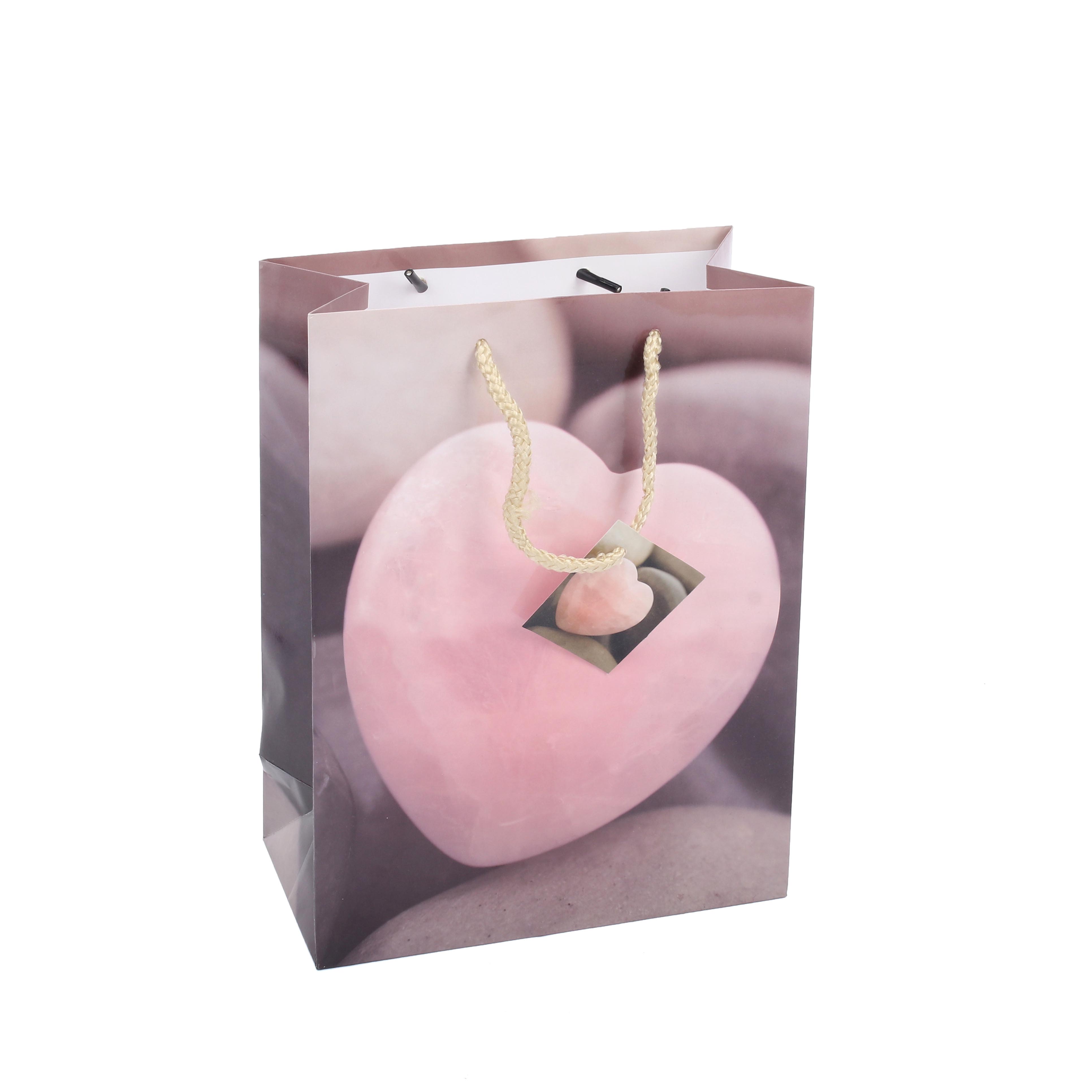 Valentines' day gift paper bag BSCI audit 157g coated paper shopping bag 4