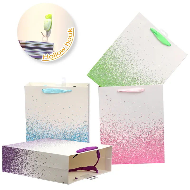 Jialan Paquete de bolsas de regalo blancas al mejor precio, fábrica a granel para embalar regalos de cumpleaños 4