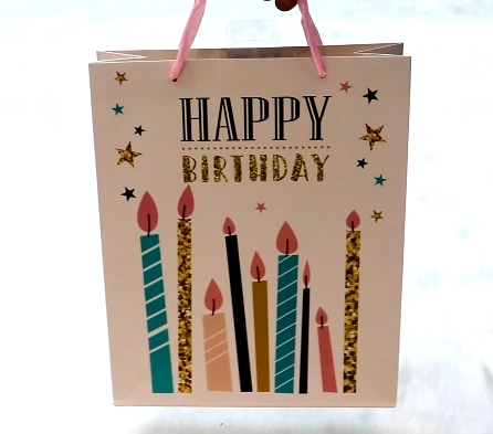 Sac de vente au détail de luxe imprimé avec Logo personnalisé, emballage cadeau, sac en papier avec poignées 1