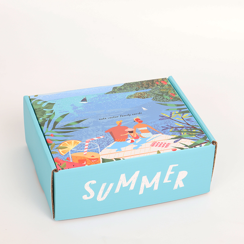Color printed coorrugated box children's toy packaging box manufacturer 4
