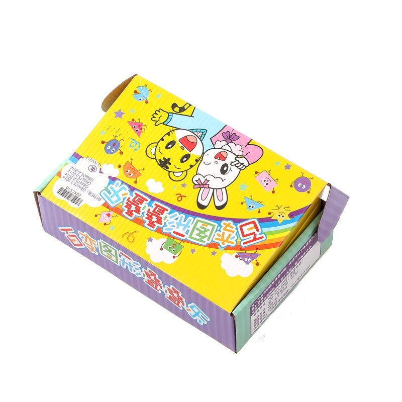 Fabricant de boîtes d'emballage de jouets pour enfants en carton ondulé imprimé en couleur 1