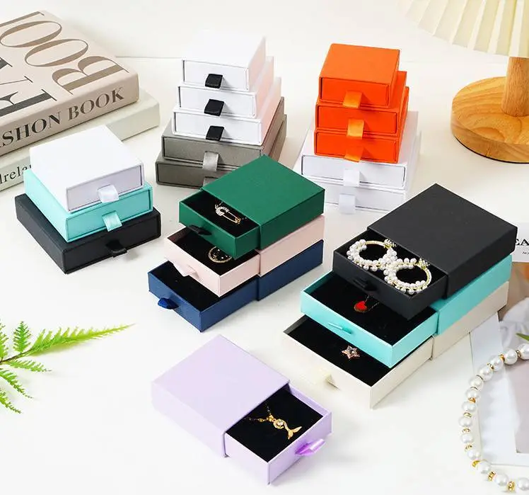 Custom Paper Drawer Jewelry Box Manufacturer - Jialan Package 1