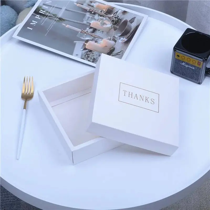 High Quality Custom White Chocolate Boxes With Hot Stamping Logo 1