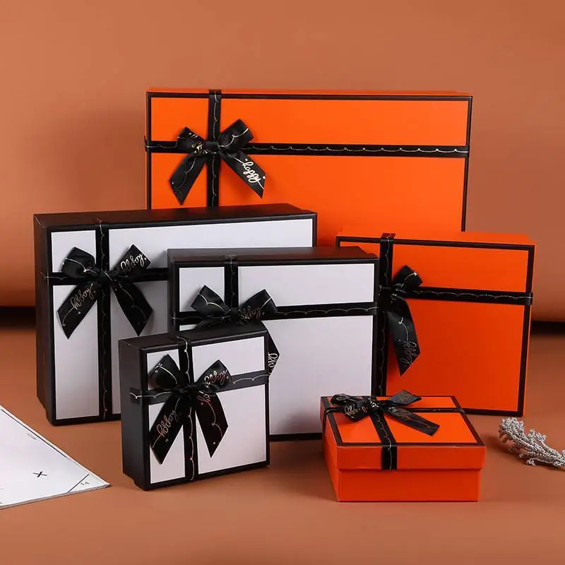 Hermès Orange Gift Box Set  Manufacturers Wholesale Suitable For Perfume Cosmetic Packaging Box 1