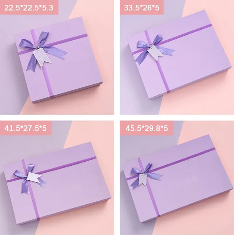 Jialan Paquete Cajas de regalo pequeñas personalizadas para empacar regalos. 2
