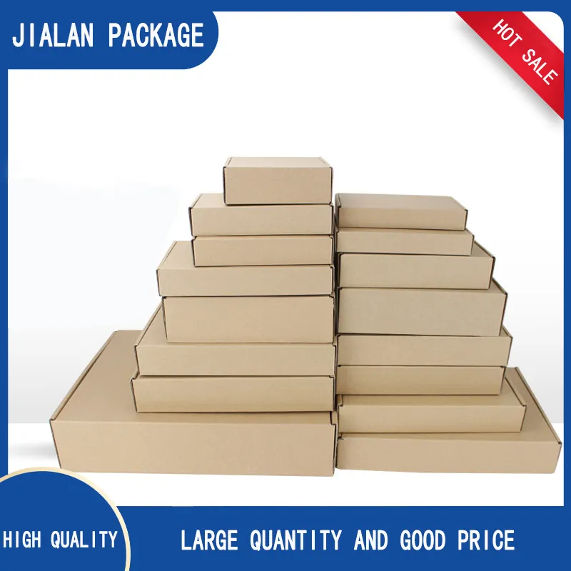 Jialan Paquete Compra al por mayor caja de correo 6x6x1 para envío 1