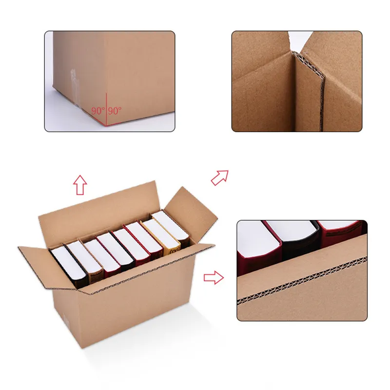Jialan Boîtes en carton personnalisées de qualité, bon marché, à vendre pour l'expédition 4