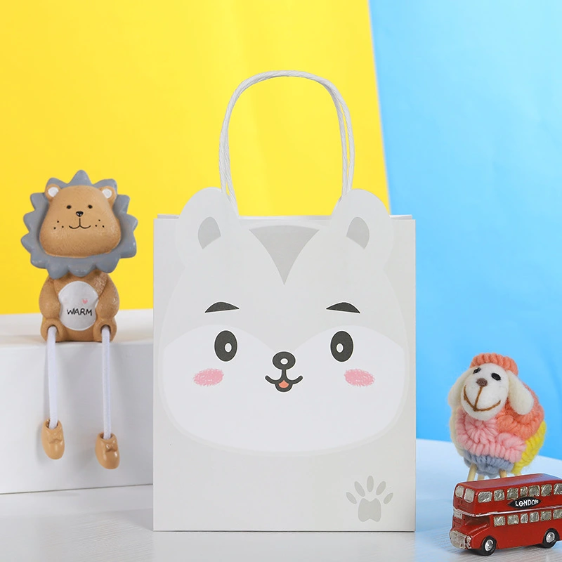 Customized paper bags with handles company for packing gifts 5