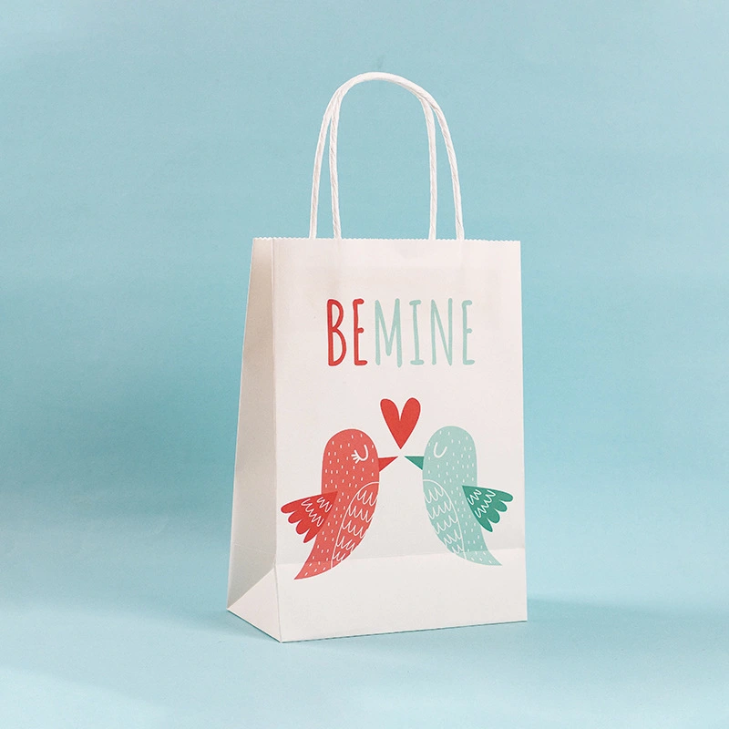Latest brown paper bag company for packing gifts 4