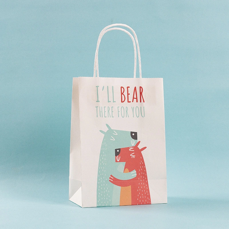 Jialan Emballez des sacs en papier avec un fournisseur de poignées pour emballer des cadeaux d'anniversaire 6