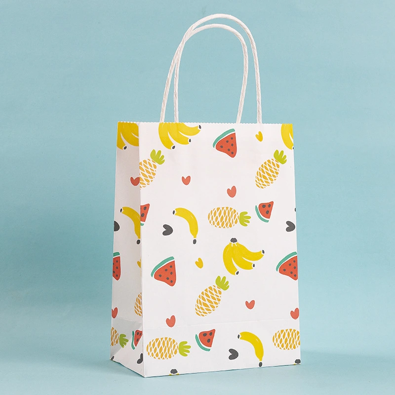Jialan Emballez des sacs en papier avec un fournisseur de poignées pour emballer des cadeaux d'anniversaire 7