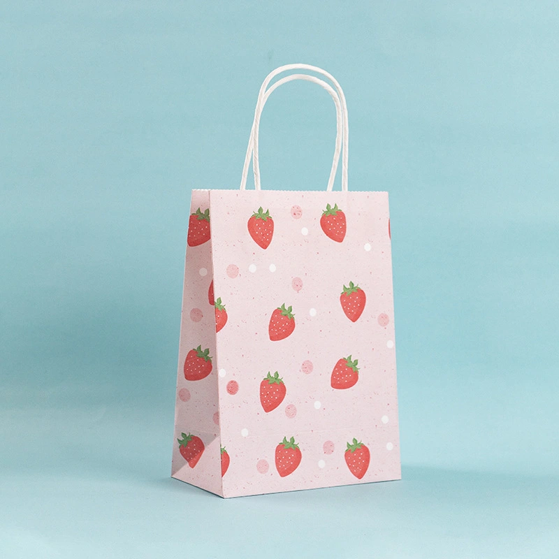 Latest brown paper bag company for packing gifts 3