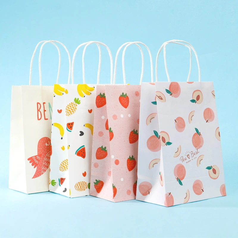 Jialan Emballez des sacs en papier avec un fournisseur de poignées pour emballer des cadeaux d'anniversaire 1