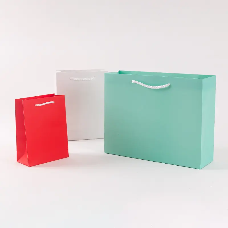 Buy paper gift bags factory for packing birthday gifts 4