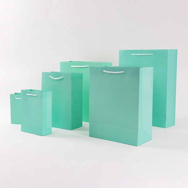 High Quality Spot wholesale ivory paper  shopping bag 1