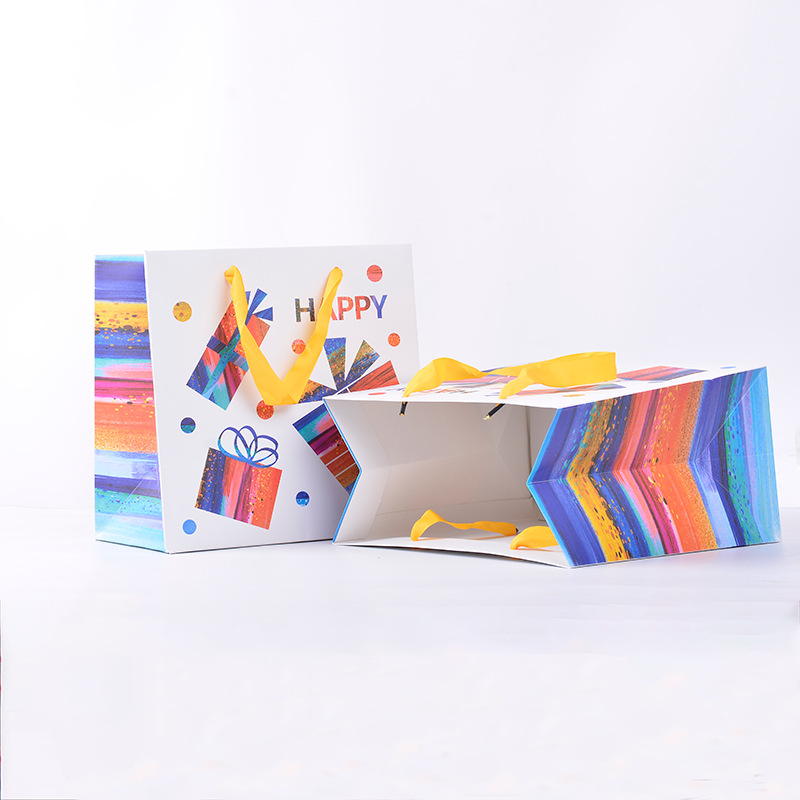 210g Ivory Paper Gift Bag For Various Gift store wholesale 2