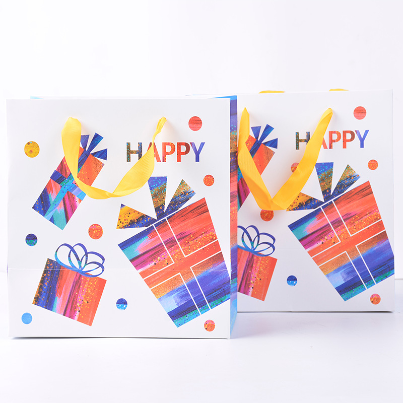 210g Ivory Paper Gift Bag For Various Gift store wholesale 6
