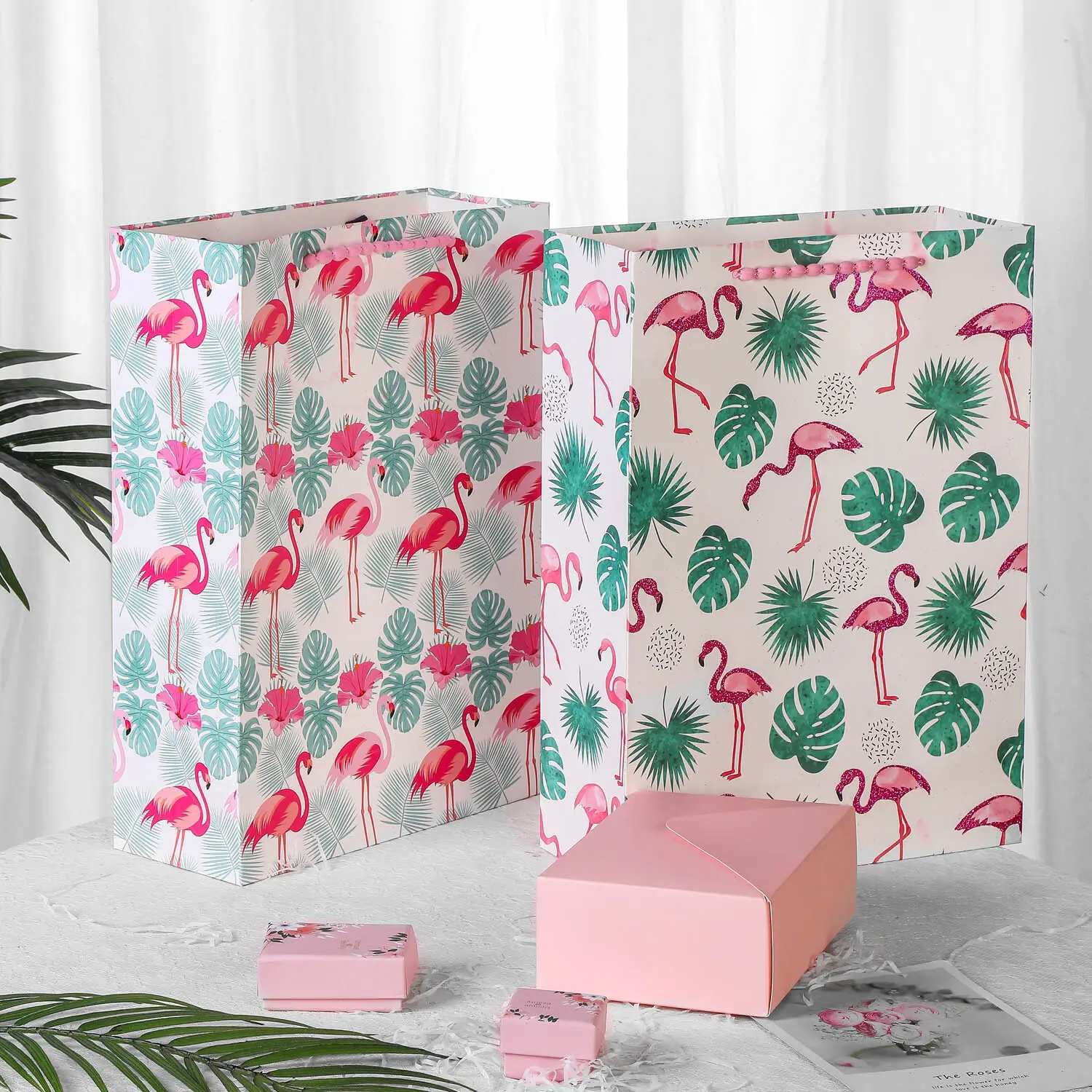 Jialan Package buy pink paper bags with handles supply for packing birthday gifts 3