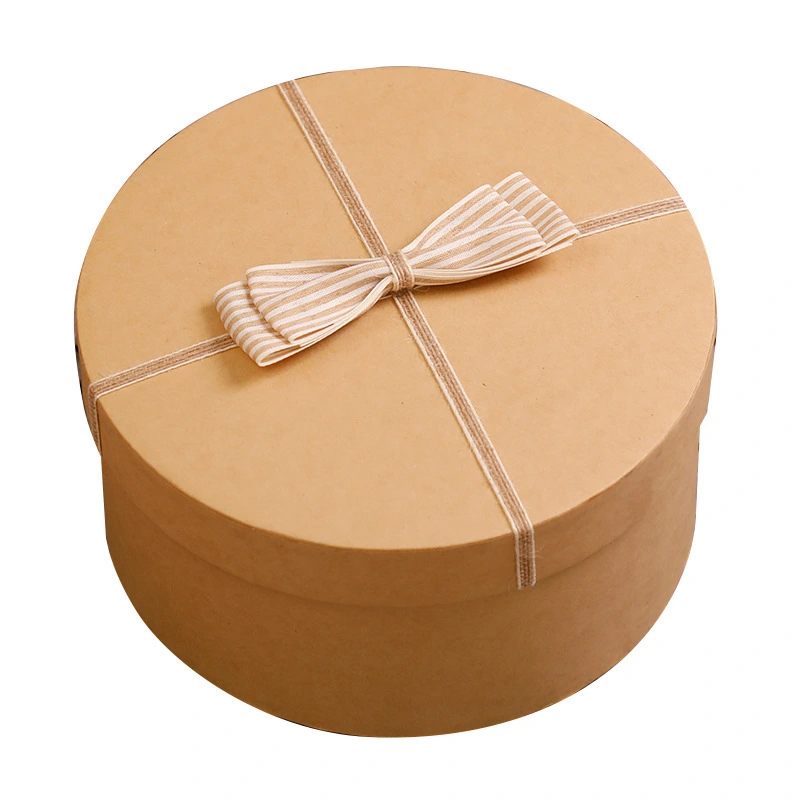 Caja de regalo de cartón redonda, ramo de flores, caja de regalo, venta al por mayor de fábrica 4