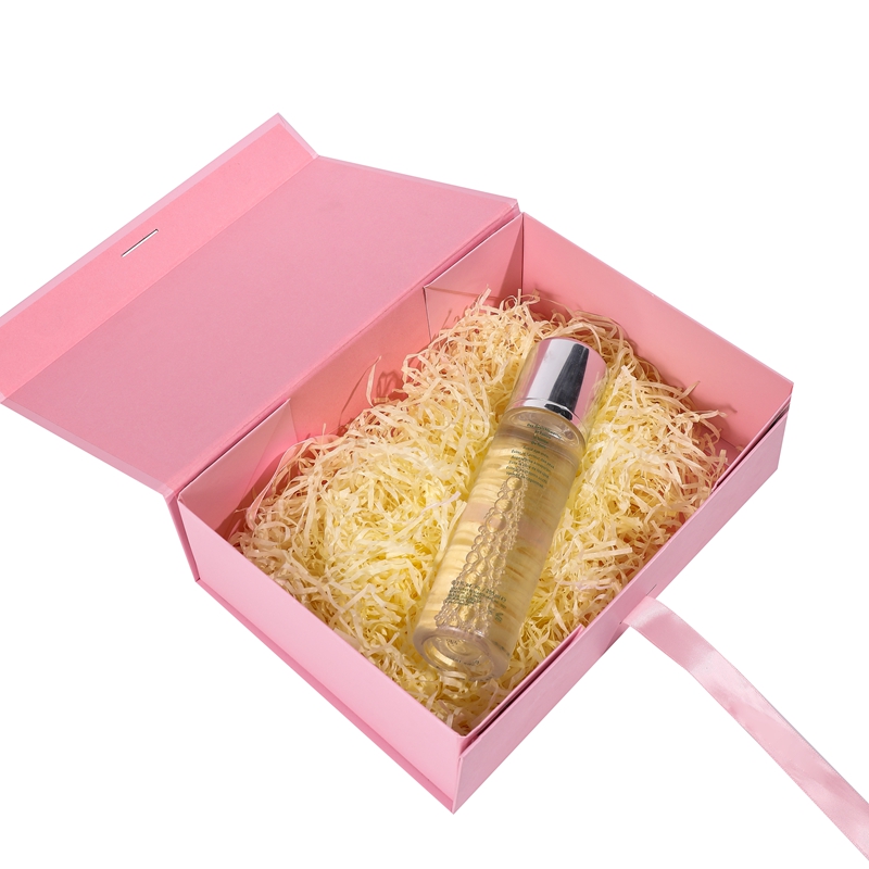 Solid Color Folding Gift Box With Ribbon Bow for Daily Gigts 4