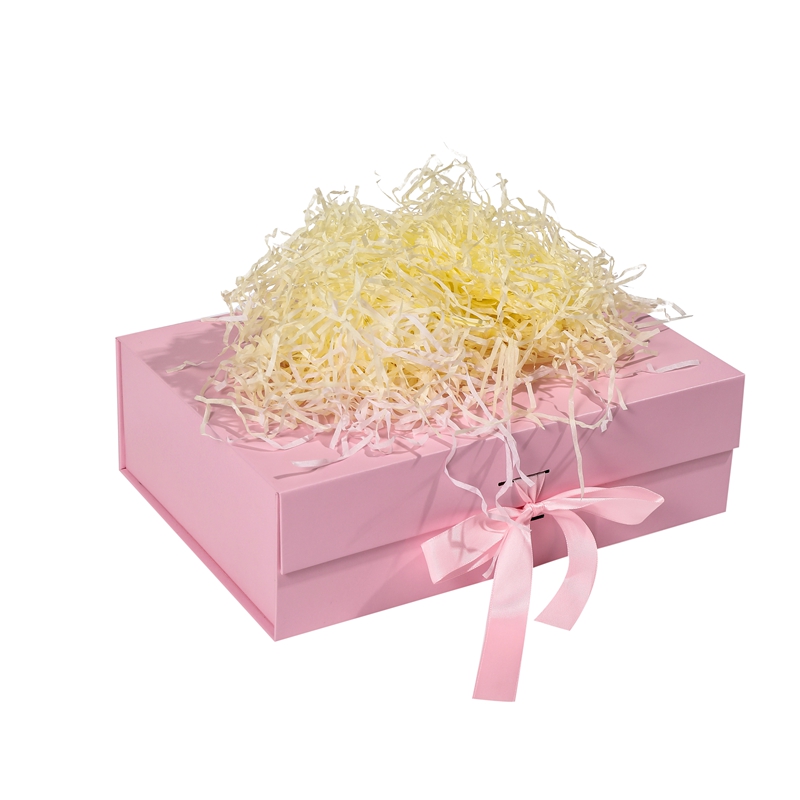 Solid Color Folding Gift Box With Ribbon Bow for Daily Gigts 1