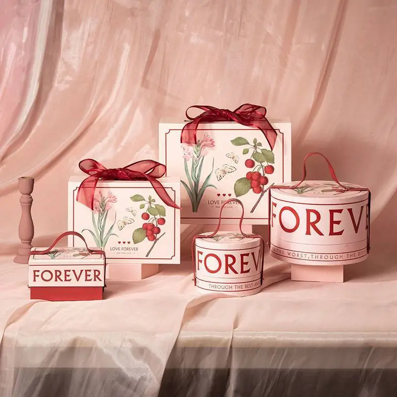 Custom wedding candy sets Four different shapes of gift boxes1 1