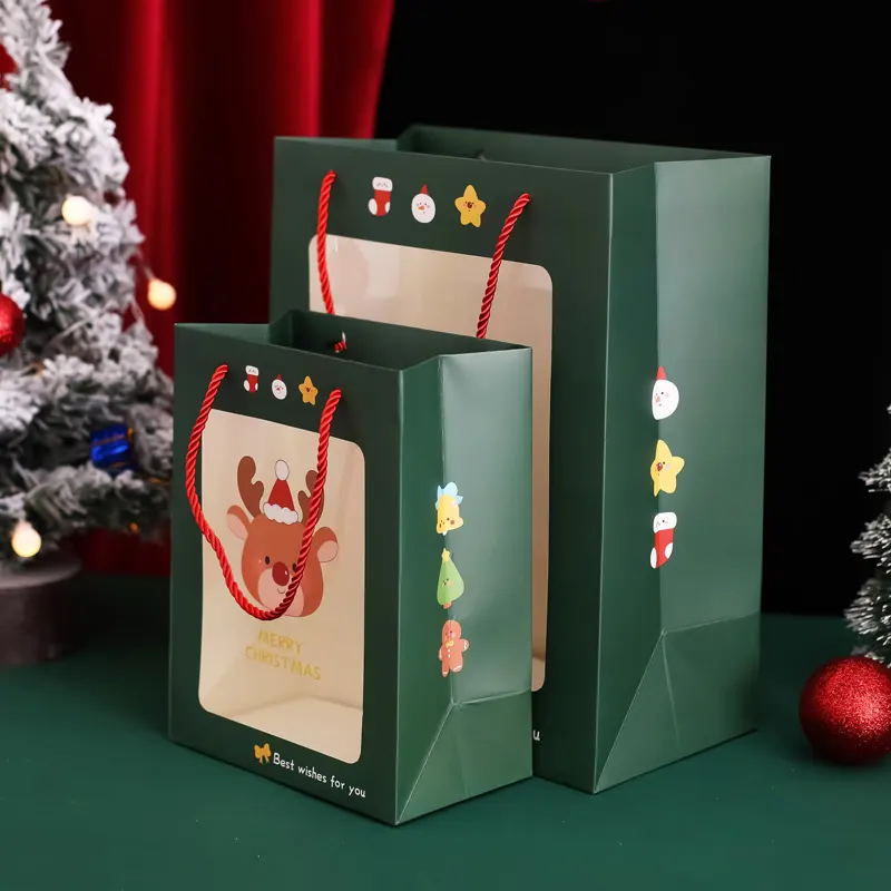 Jialan Pacchetto Fabbrica di sacchetti regalo di carta professionali per l'imballaggio di regali 4