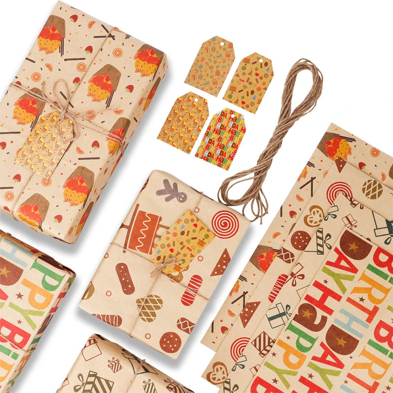 Jialan Paquete Compra a granel de papel de regalo navideño a la venta para regalos de cumpleaños1 4