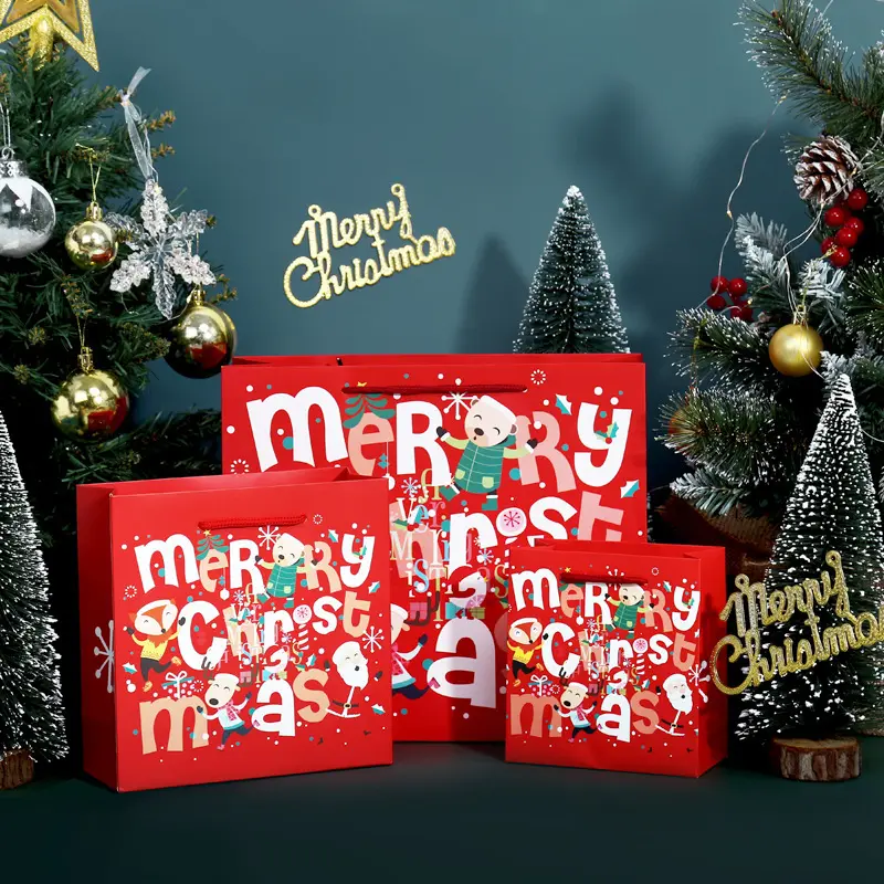 Jialan Package High-quality holiday paper gift bags company for packing christmas gift 6