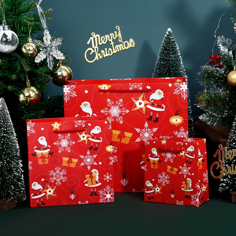Jialan Package High-quality holiday paper gift bags company for packing christmas gift 2
