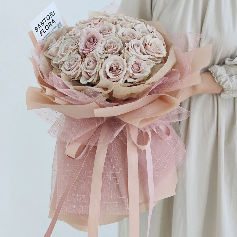Custom Printed Florist Bouquet  Waterproof Flower Wrapping Paper 1