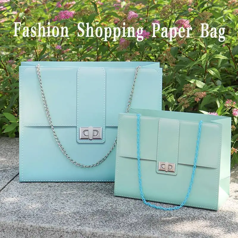 new-custom-shopping-paper-bag-ladies-handbag-design-jialan-package 1