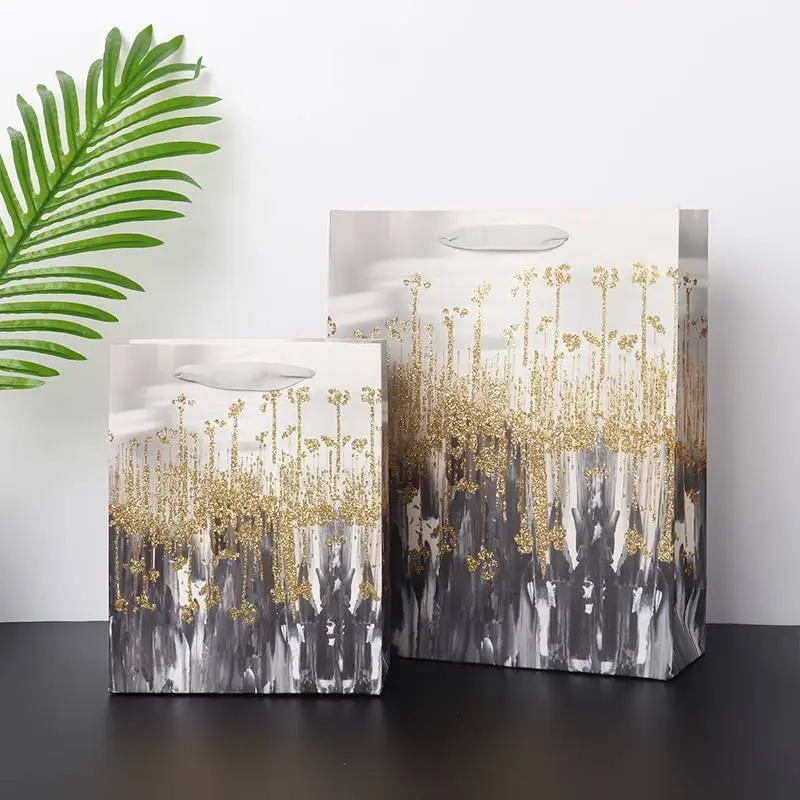 High-quality Gold Glitter Gift Bag Paper Bag Wholesale - Jialan Package 1
