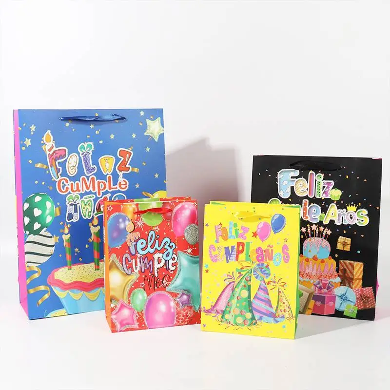 China Manufacturer Wholesale Color Printed Gift Bags Suitable For Various Scenarios In Stock 1