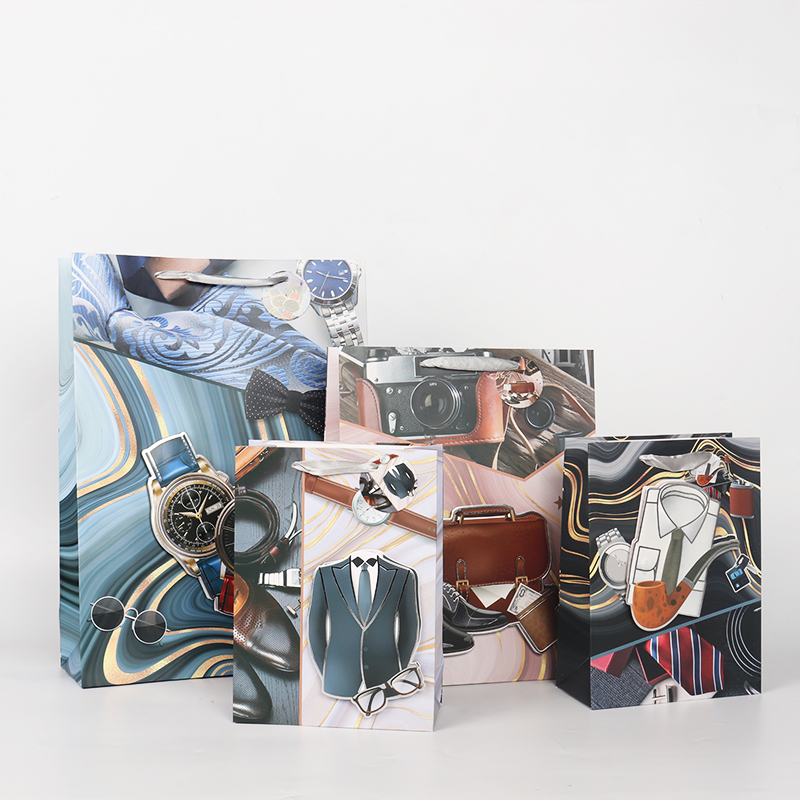 China Manufacturer Wholesale Color Printed Gift Bags Suitable For Various Scenarios In Stock 8