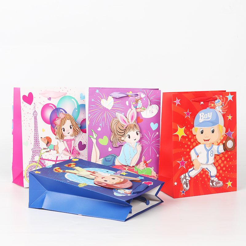 China Manufacturer Wholesale Color Printed Gift Bags Suitable For Various Scenarios In Stock 5