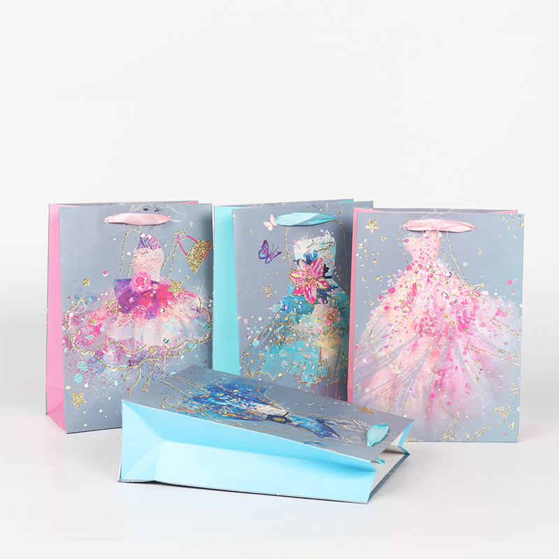China Manufacturer Wholesale Color Printed Gift Bags Suitable For Various Scenarios In Stock 7