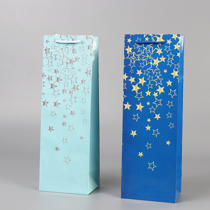 High Quality Wine Bottle Paper Bags Manufacturer Wholesale Custom 3