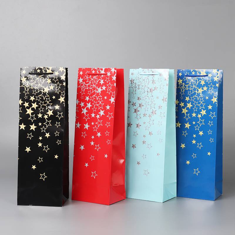 High Quality Wine Bottle Paper Bags Manufacturer Wholesale Custom 1