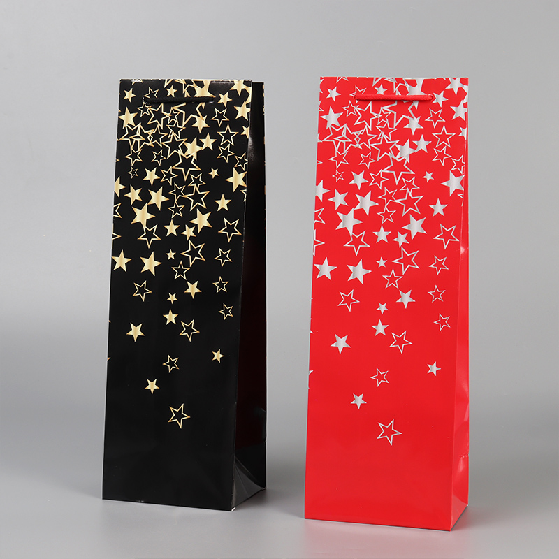 High Quality Wine Bottle Paper Bags Manufacturer Wholesale Custom 2