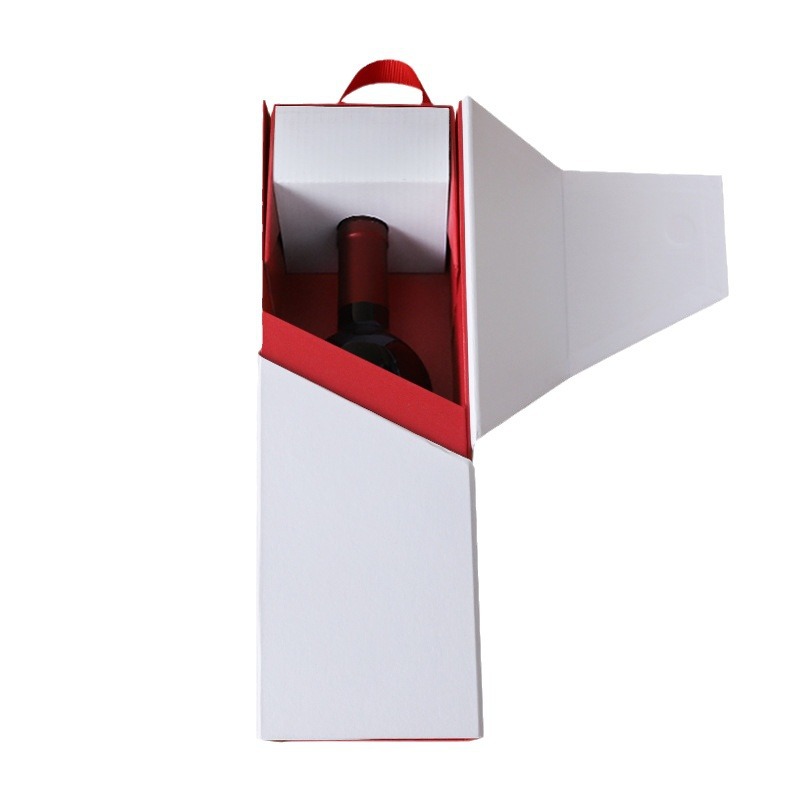 Jialan Package New White Foldable Cardboard Wine Box Manufacturer Wholesale 3