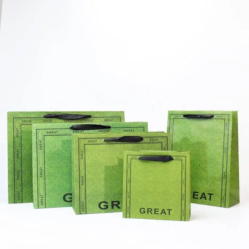 Luxury Green Reusable Shopping Bags Manufacturer Wholesale 1