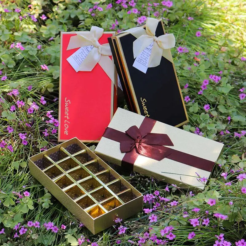 Customized Paper Chocolate Gift Box With Butterfly 1