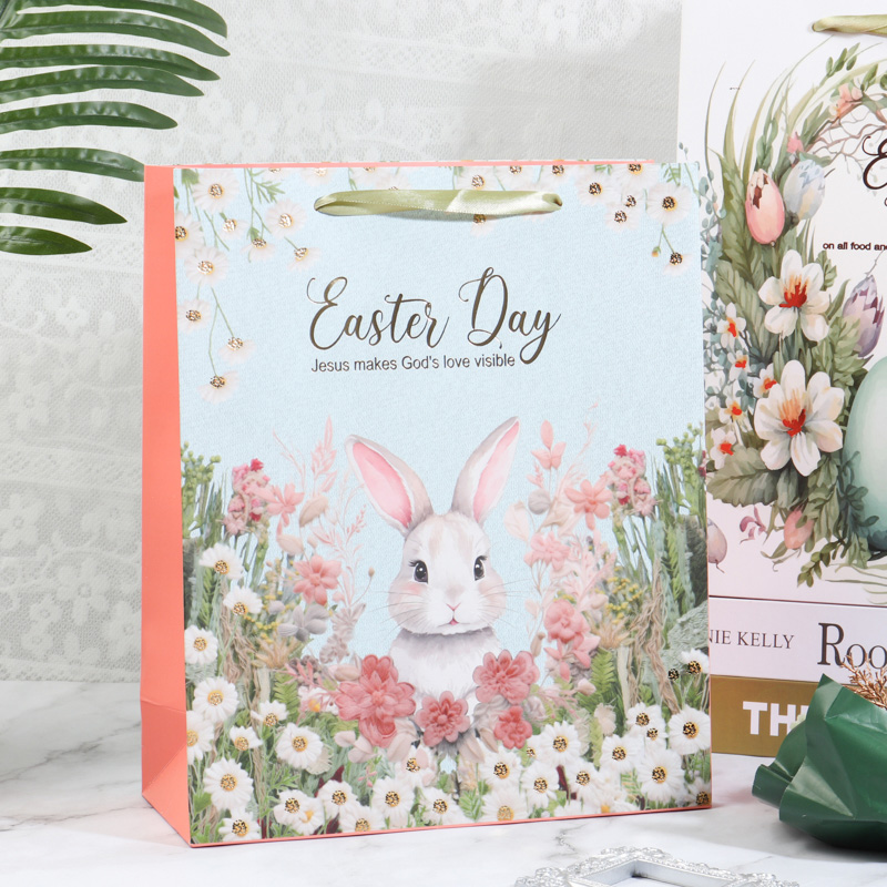 Hot Selling Easter Kids Paper Gift Bags Factory For Gift Package 2