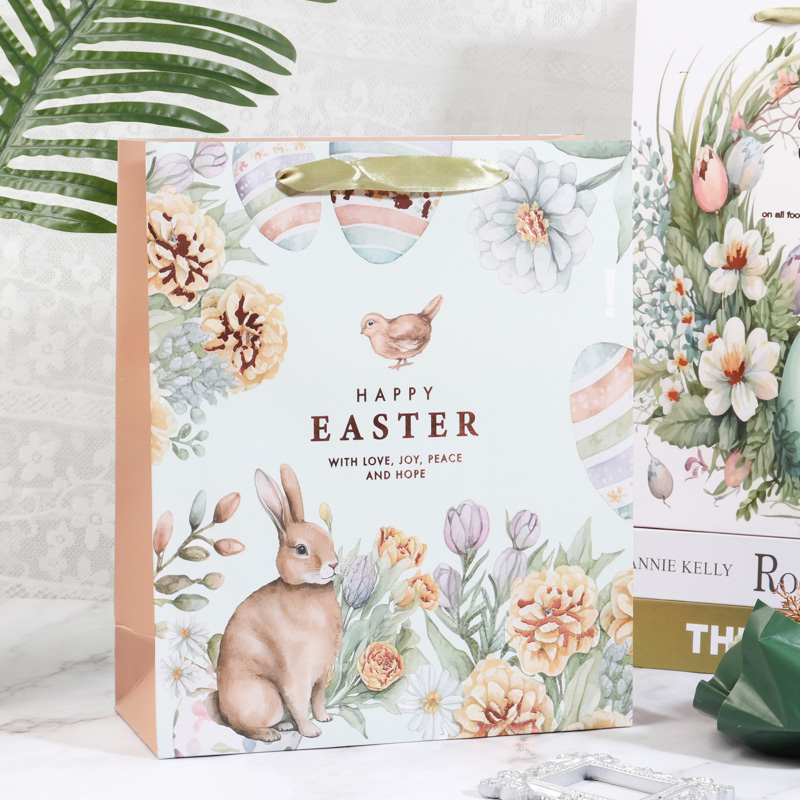 Hot Selling Easter Kids Paper Gift Bags Factory For Gift Package 5
