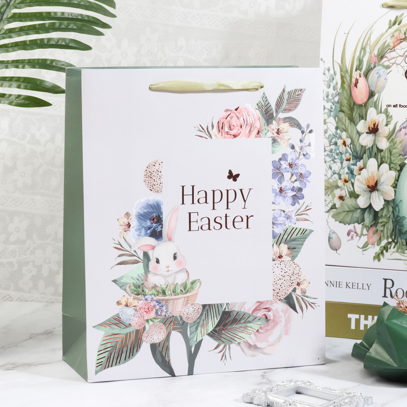 Hot Selling Easter Kids Paper Gift Bags Factory For Gift Package 3
