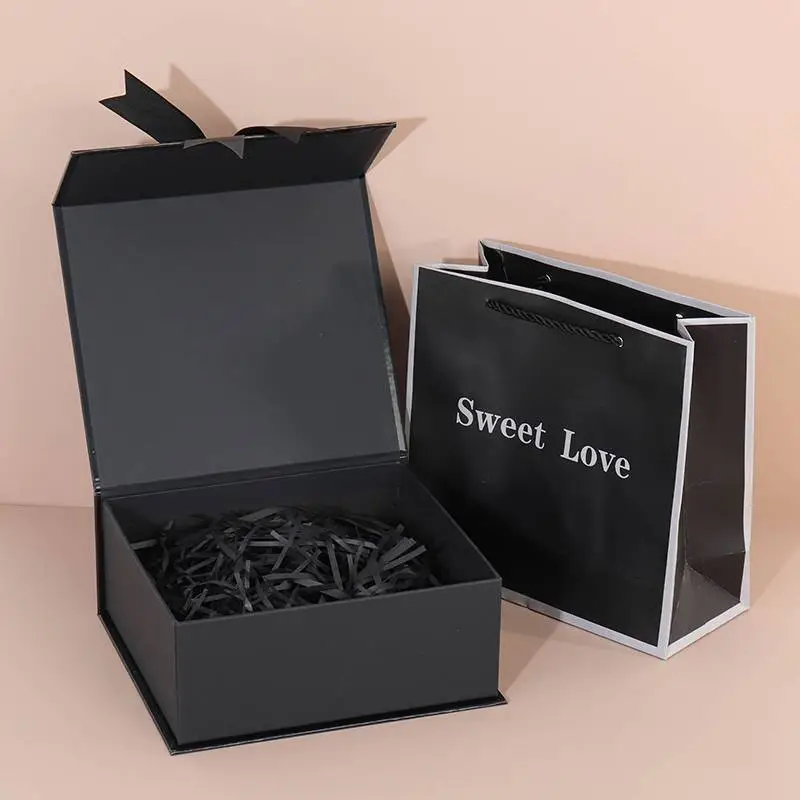 Black Paper Gift box Wholesale With Gift Bags 1